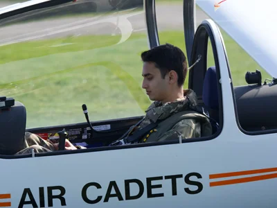 Air cadets flying