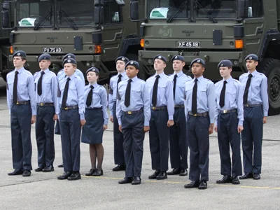 Air cadets doing Parade